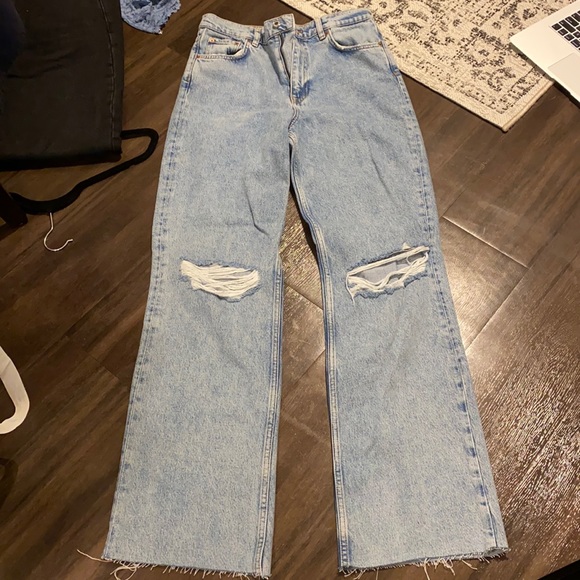 Zara Denim - Zara wide leg mom jeans